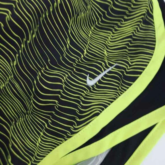 Nike Dri-fit Tempo Running Shorts XS, Flourescent Black, Lined Athletic Shorts - Picture 3 of 6